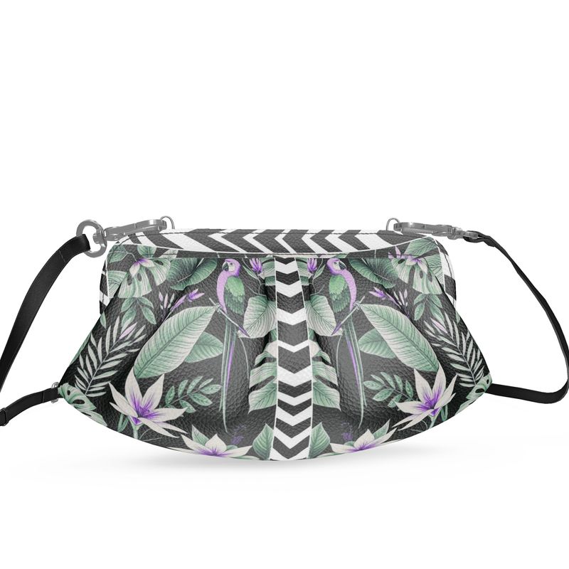 Pleated Crossbody Bag