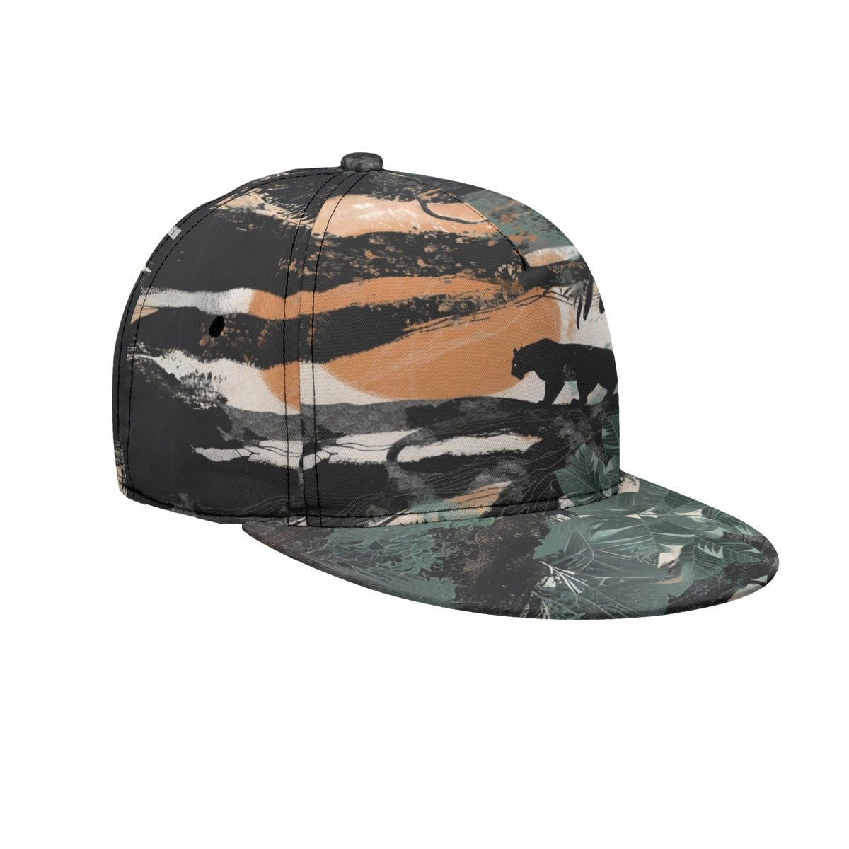 All-Over Print Flat-Brim Baseball Cap With Box