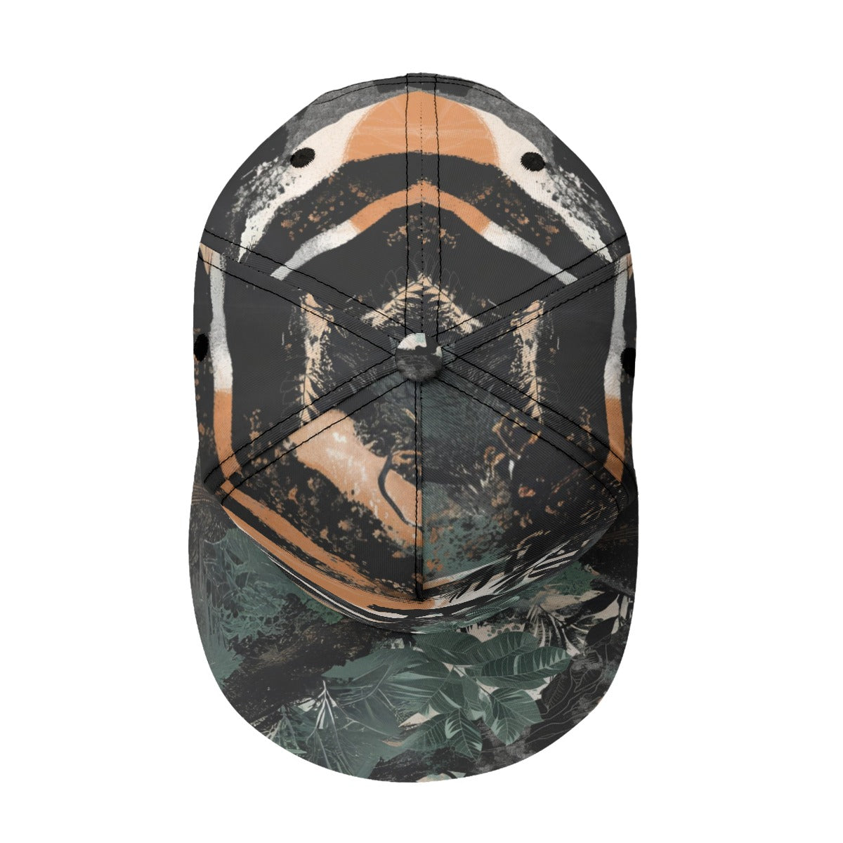 All-Over Print Flat-Brim Baseball Cap With Box
