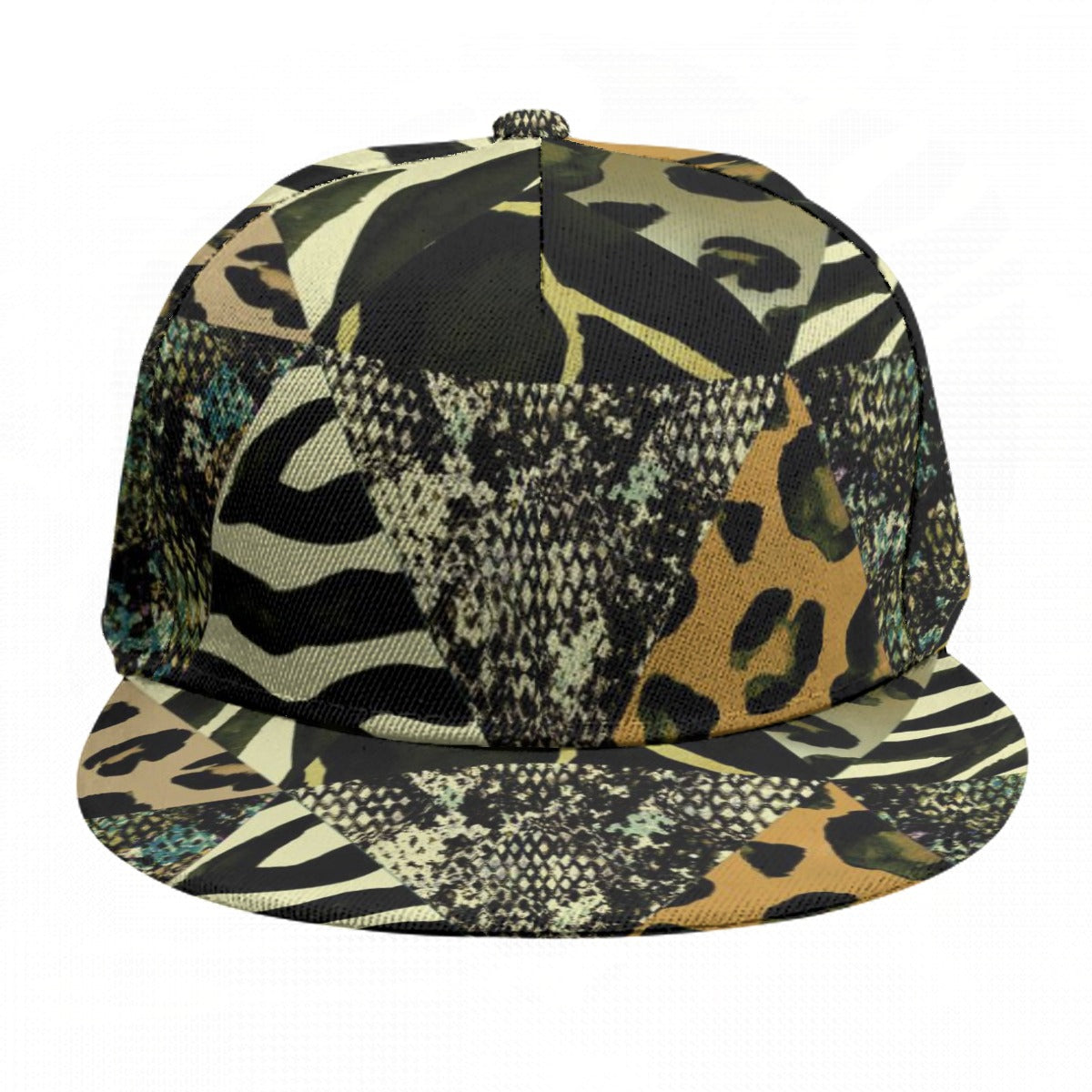 Baseball Cap With Flat Brim
