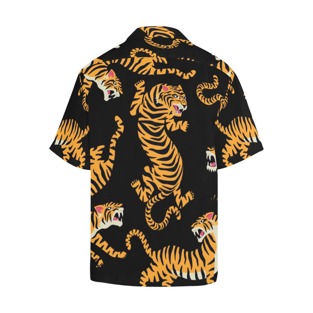 6 tigre 3a Men's All Over Print Hawaiian Shirt (Model T58)