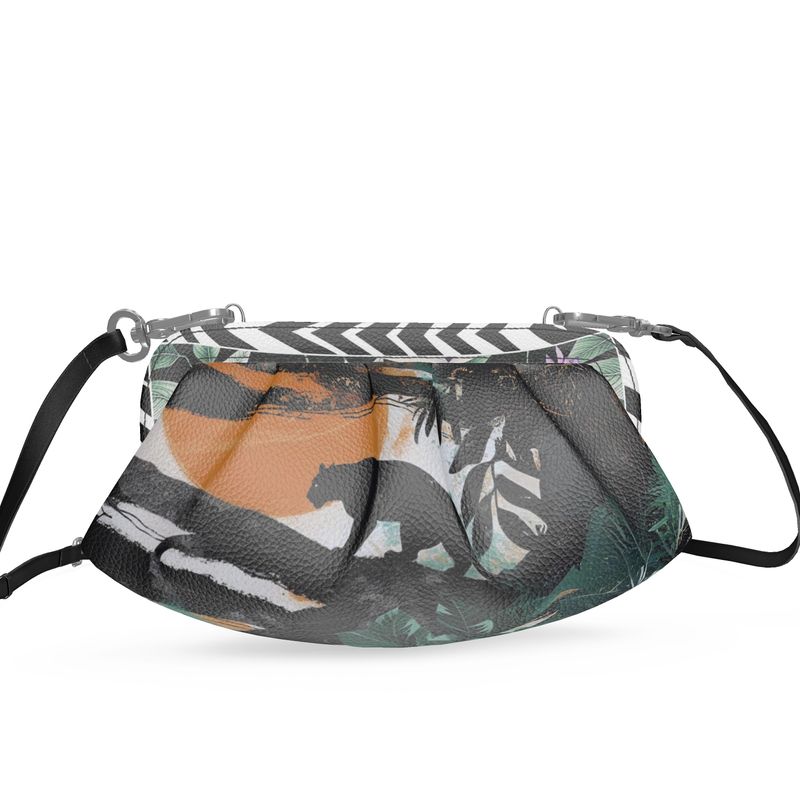 Pleated Crossbody Bag