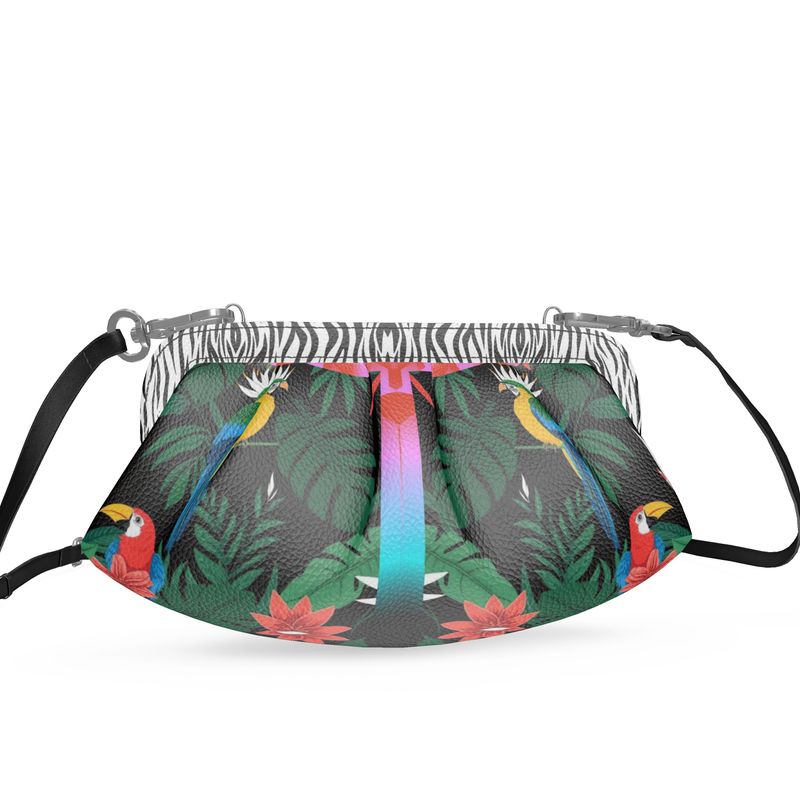 Tropical 2 - Borsa a tracolla plissettata