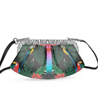 Tropical 2 - Borsa a tracolla plissettata