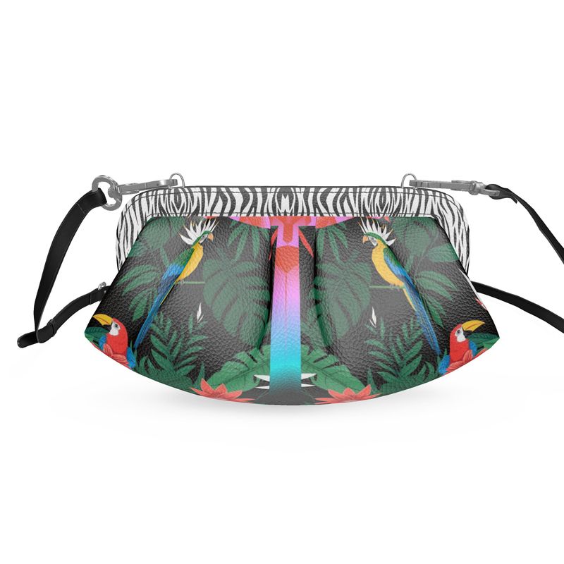 Tropical 2 - Borsa a tracolla plissettata