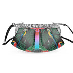 Tropical 2 - Borsa a tracolla plissettata