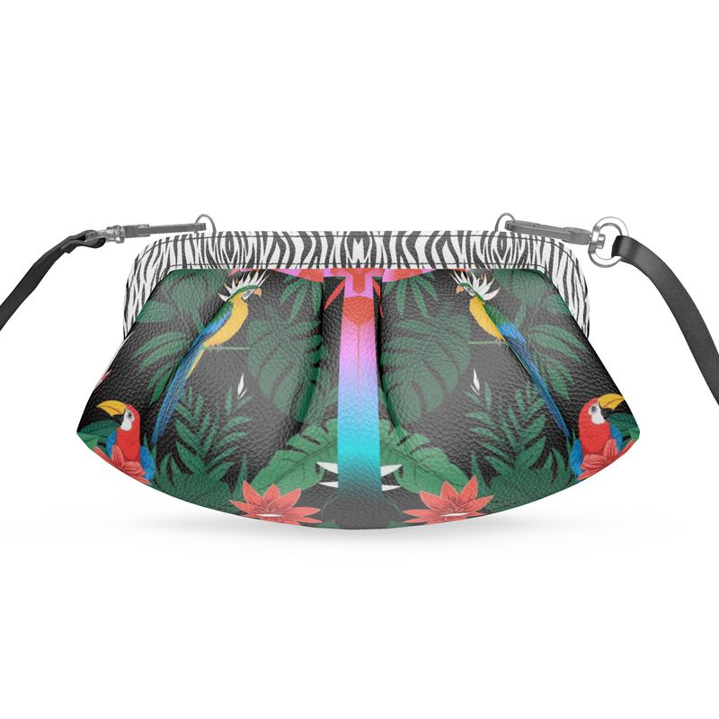 Tropical 2 - Borsa a tracolla plissettata
