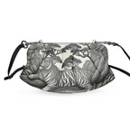 Tigre - Borsa a tracolla plissettata