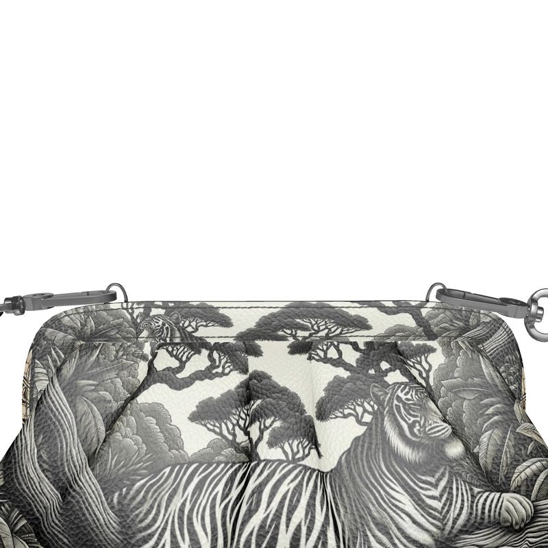 Tigre - Borsa a tracolla plissettata