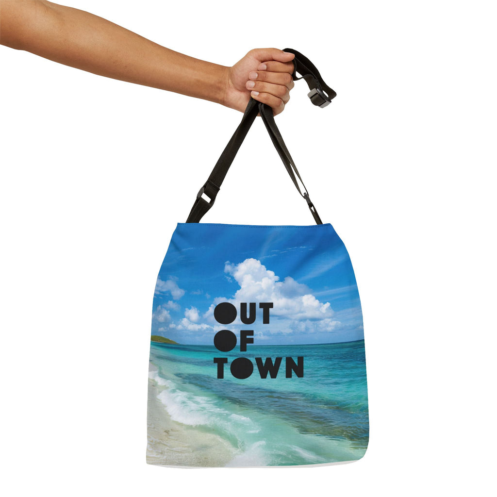 Stylish Beach Tote Bag, Out of Town Travel Bag, Summer Essentials, Vacation Accessory, Durable and Versatile