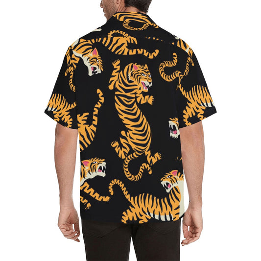 6 tigre 3a Men's All Over Print Hawaiian Shirt (Model T58)