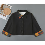 All-Over Print Women's Cropped Jacket | 245GSM Cotton