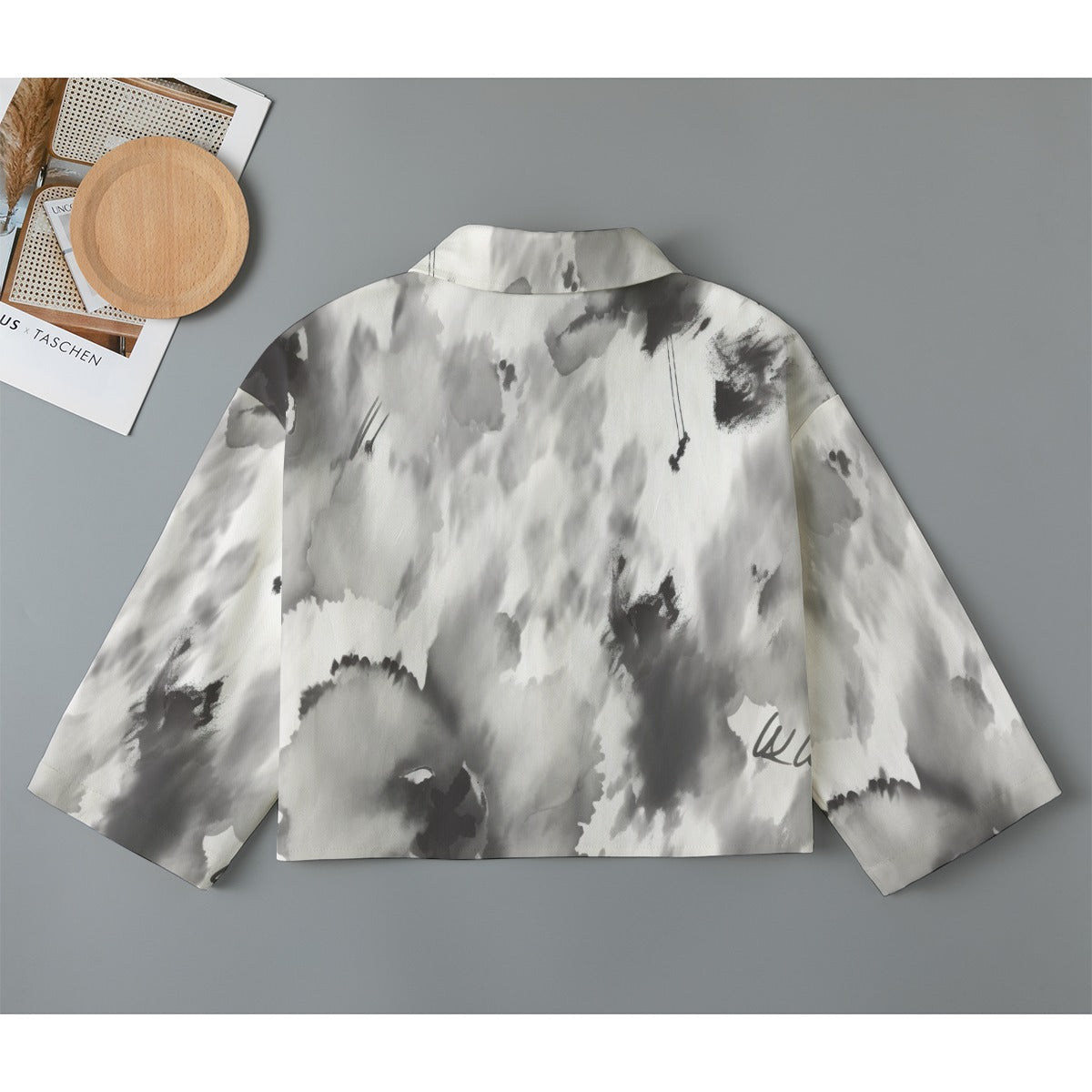 All-Over Print Women's Cropped Jacket | Cotton