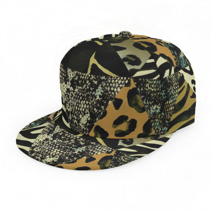Baseball Cap With Flat Brim