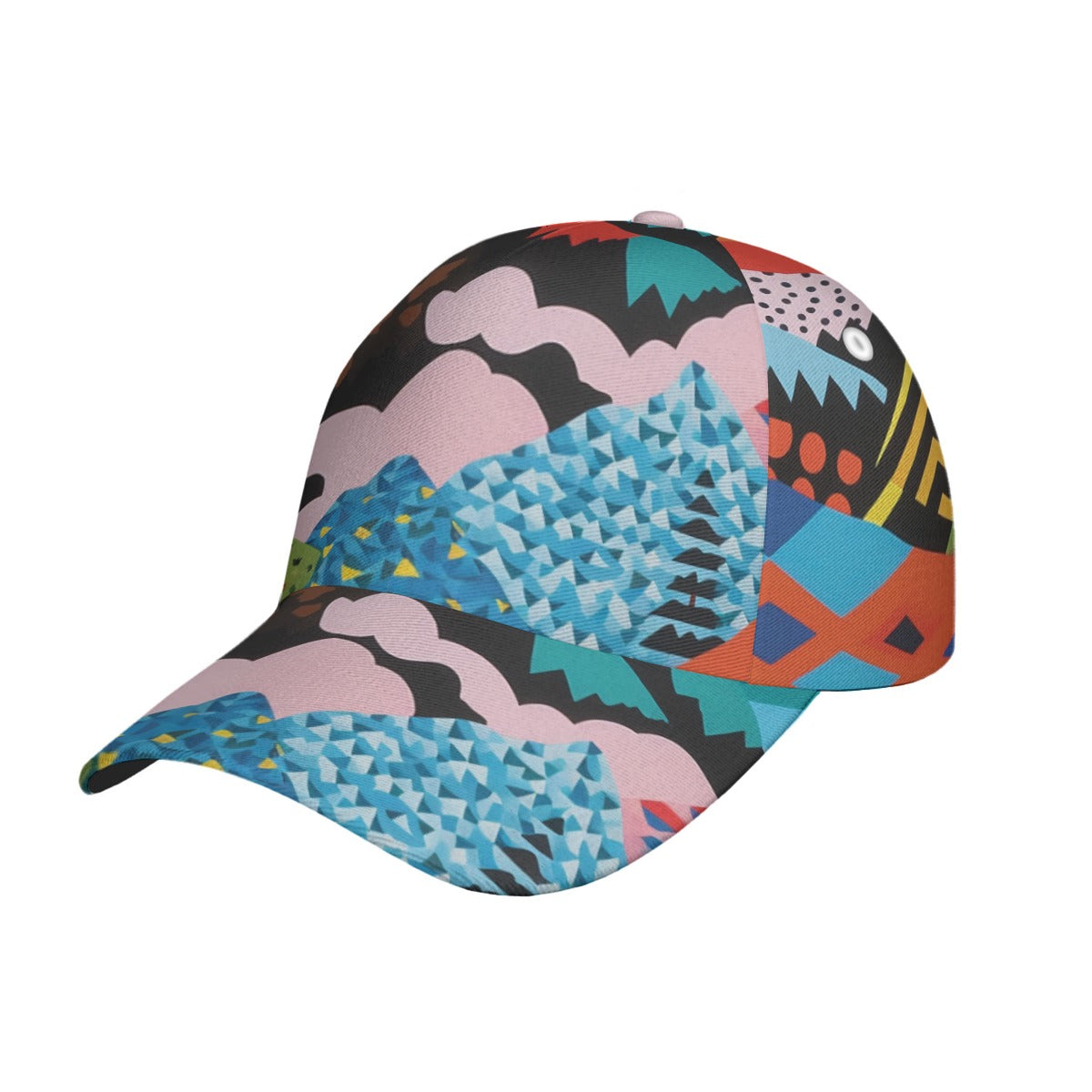 All-Over Print Peaked Cap With Box