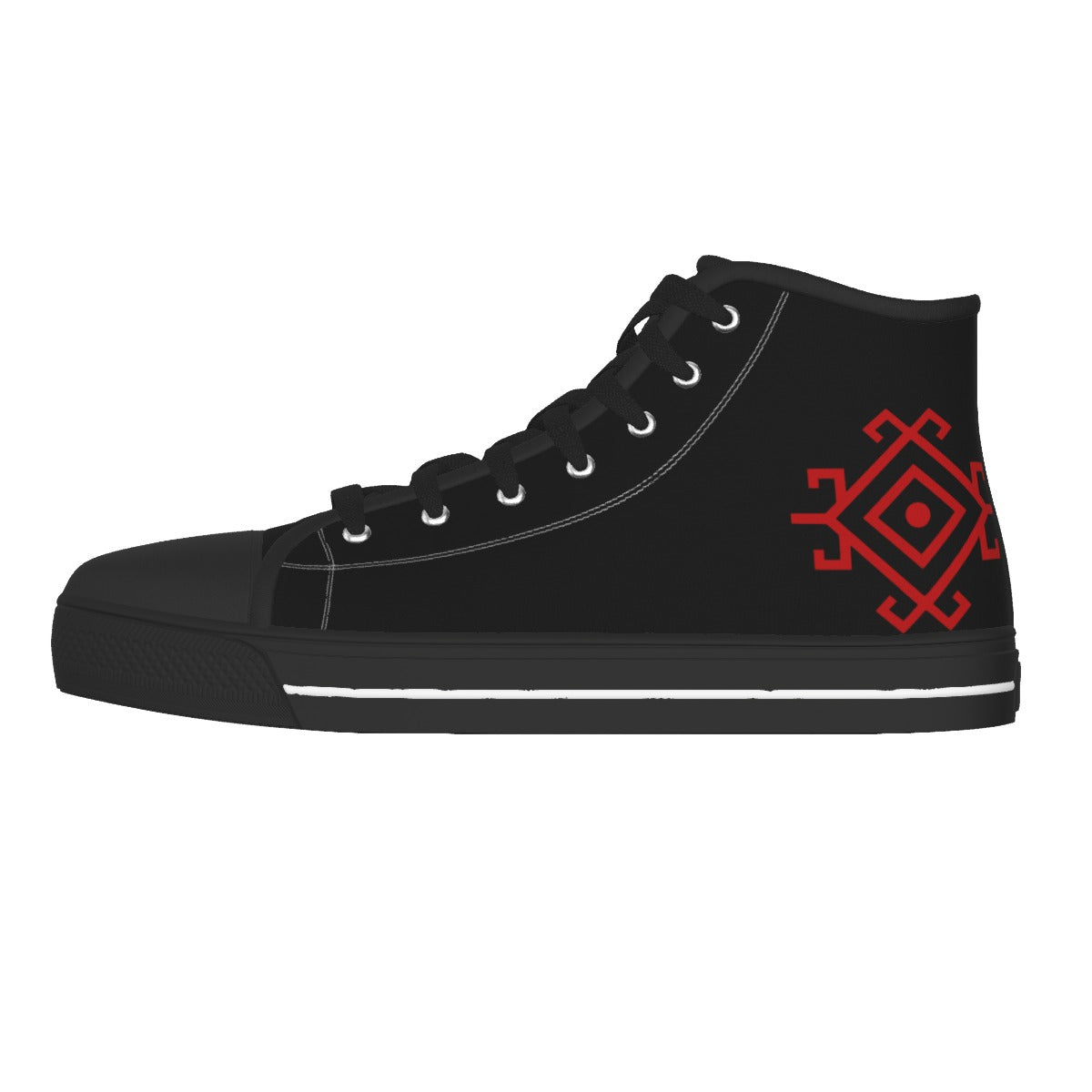Men's Black Sole Canvas Shoes