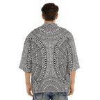All-Over Print Men's Drop-shoulder Short Coat