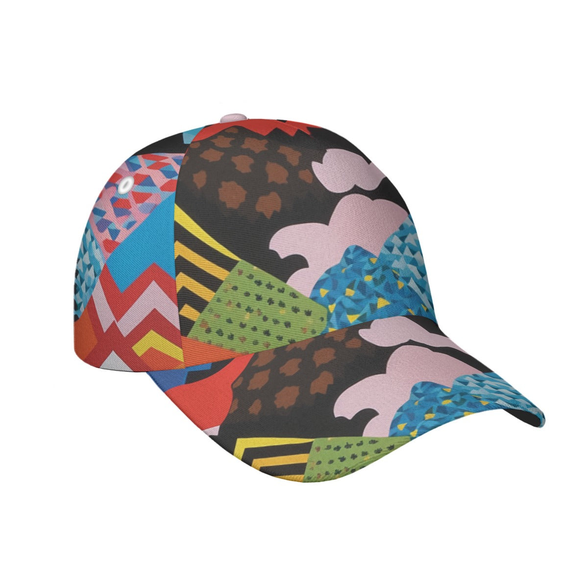 All-Over Print Peaked Cap With Box
