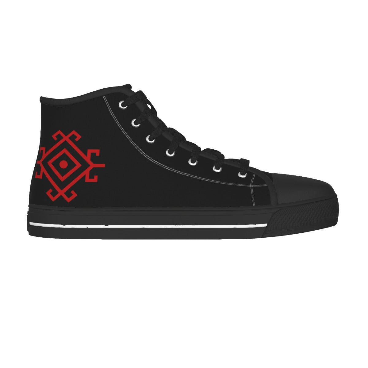 Men's Black Sole Canvas Shoes