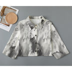 All-Over Print Women's Cropped Jacket | Cotton