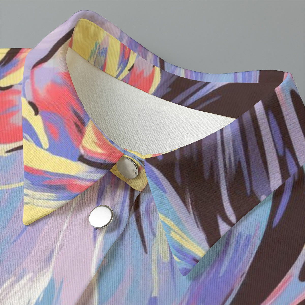All-Over Print Women's Cropped Jacket | 245GSM Cotton
