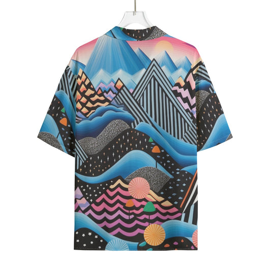 All-Over Print Men's Hawaiian Rayon Shirt | 115GSM Rayon