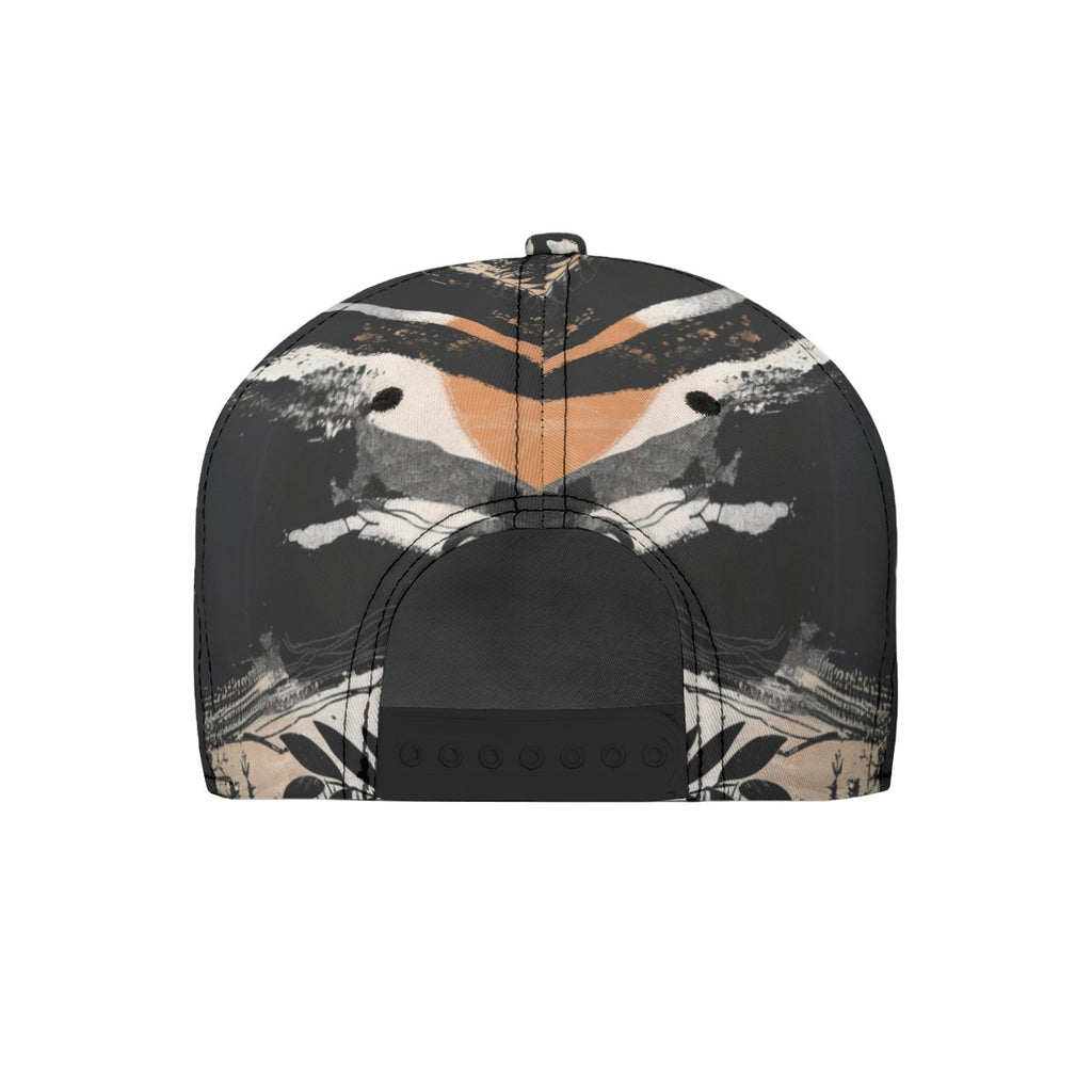 All-Over Print Flat-Brim Baseball Cap With Box