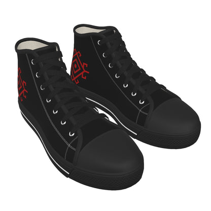 Men's Black Sole Canvas Shoes