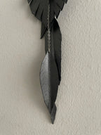 Leather earring