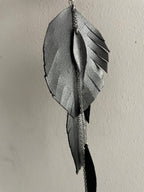 Leather earring