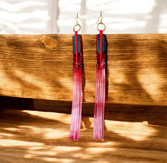 Boho chic earrings
