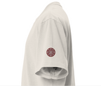 WHAT YOU SEE IS WHAT YOU GET, T-shirt sbiadita oversize con embroidery frontale e laterale