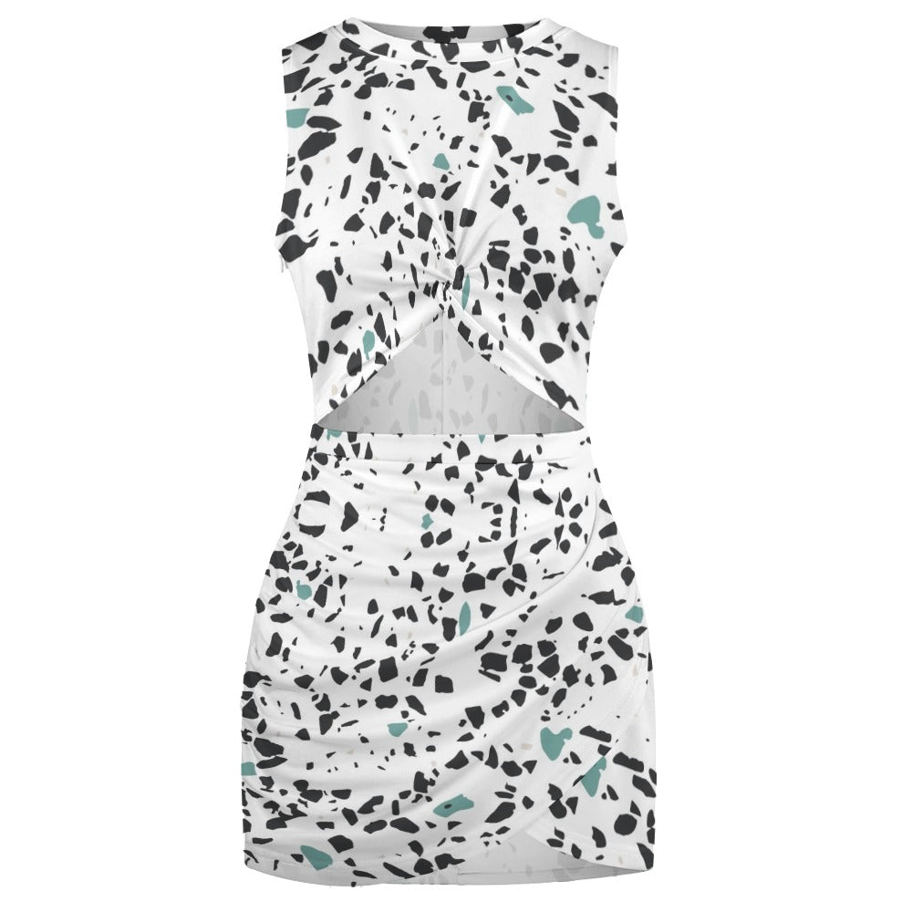 Navel-Baring Cross-Fit Hip Skirt