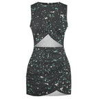 Navel-Baring Cross-Fit Hip Skirt