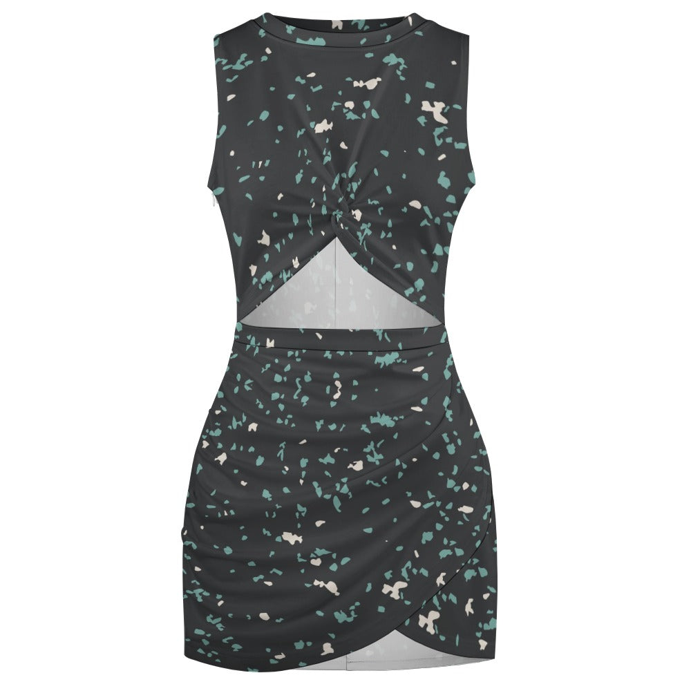 Navel-Baring Cross-Fit Hip Skirt