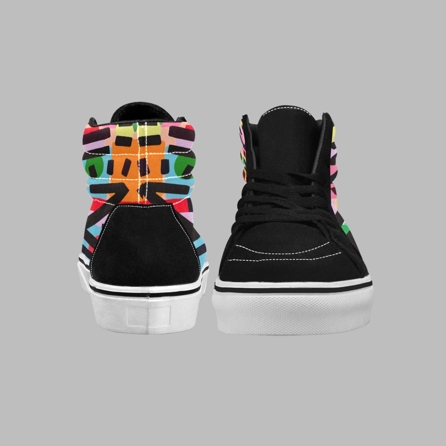 Women's High Top Canvas Shoes (Model E001-1)