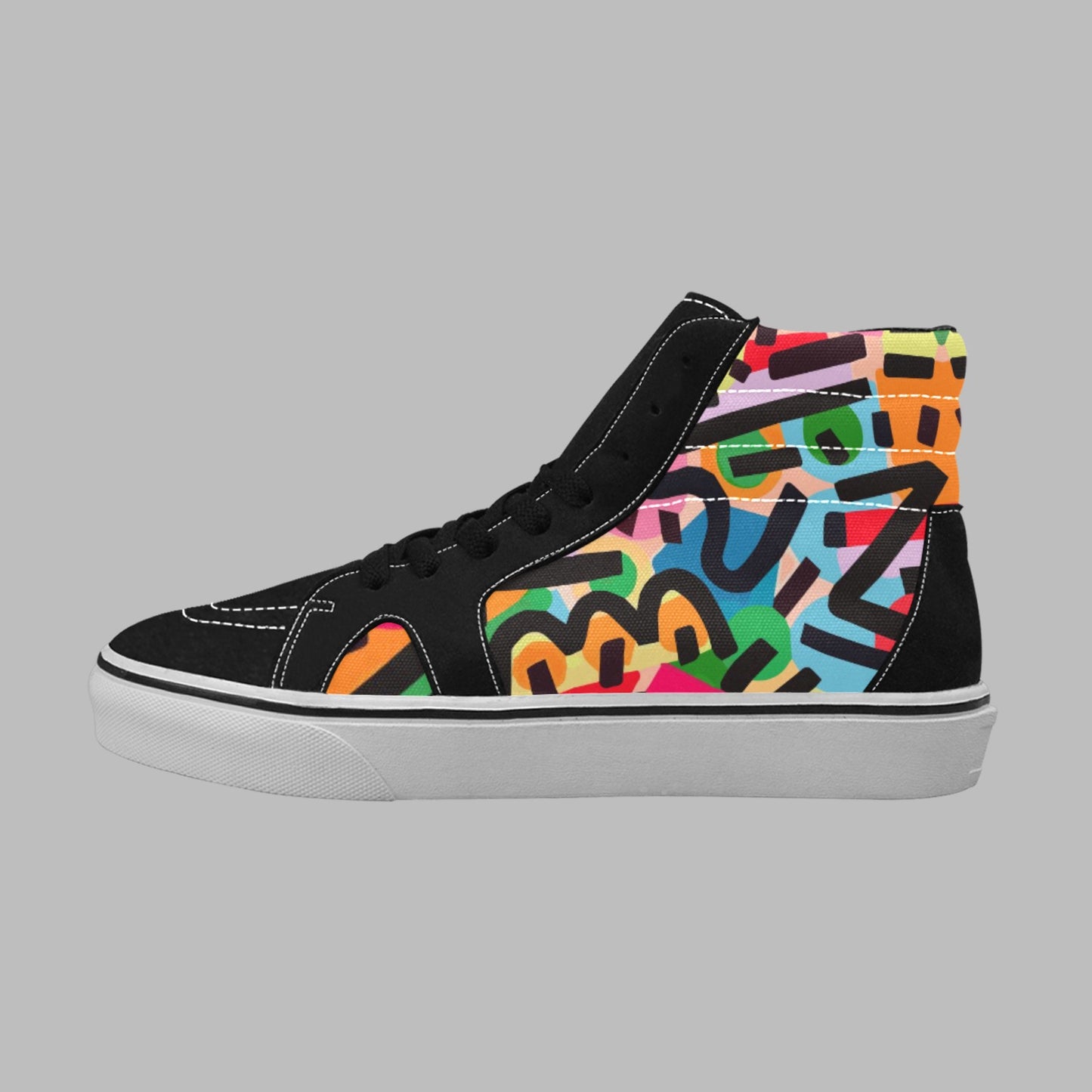 Women's High Top Canvas Shoes (Model E001-1)